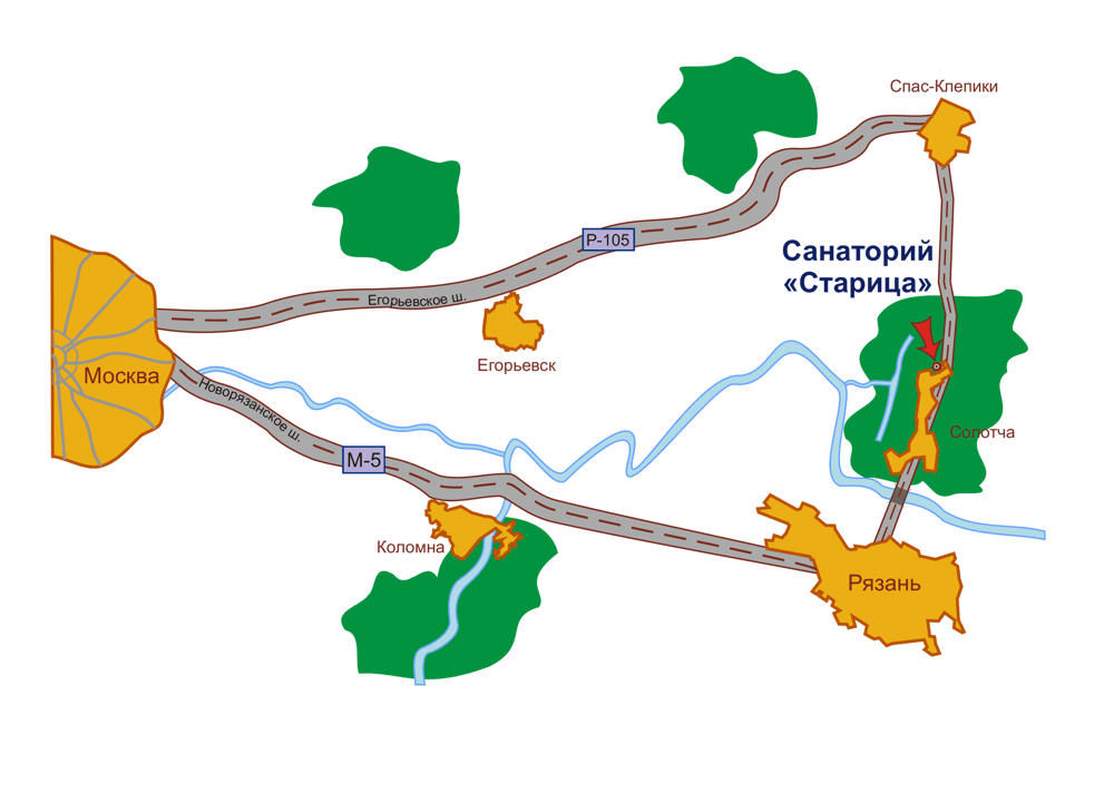 Солотча карта